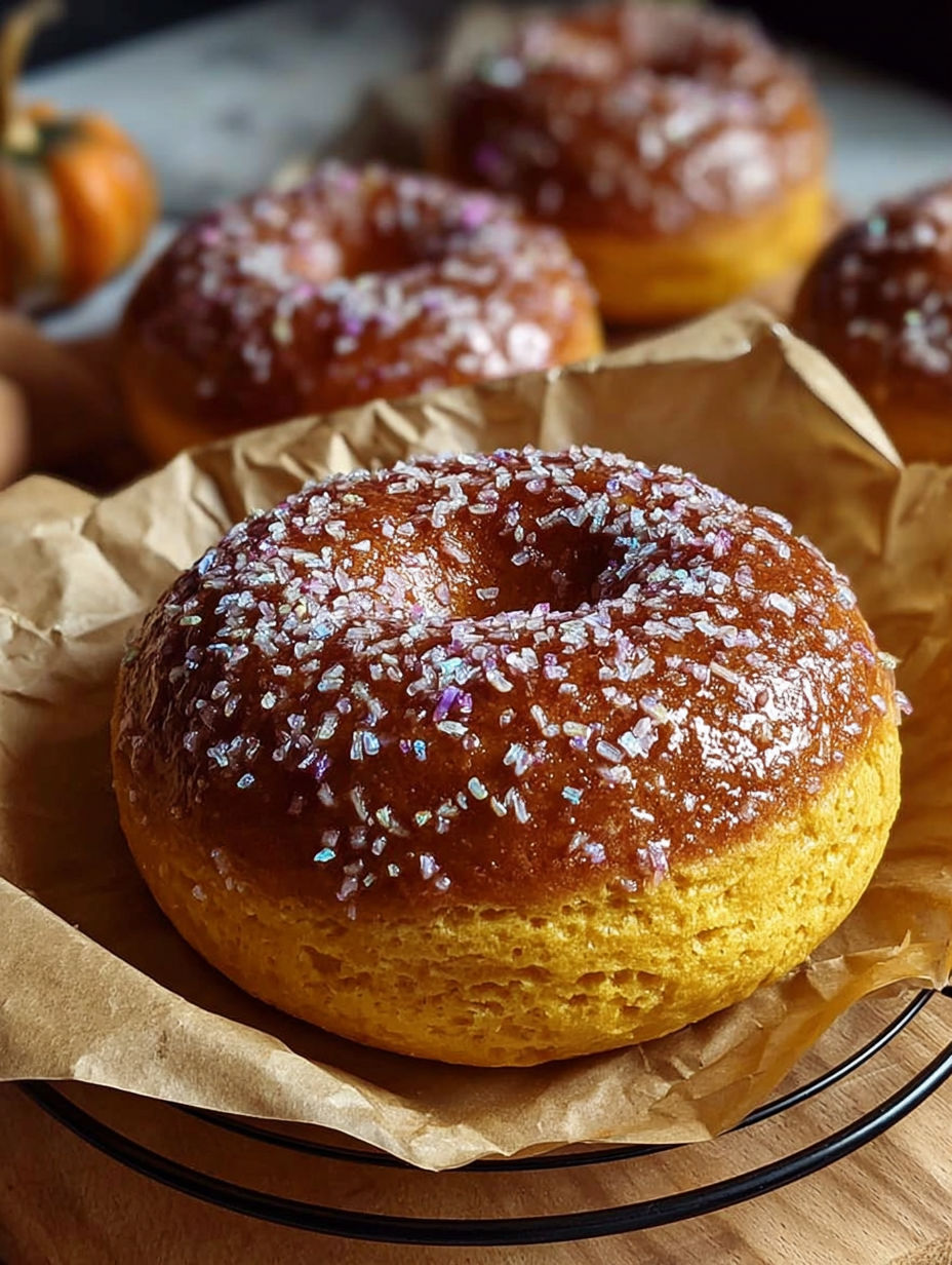 Une pâte à donuts avec des grains de sucre et des grains de café.