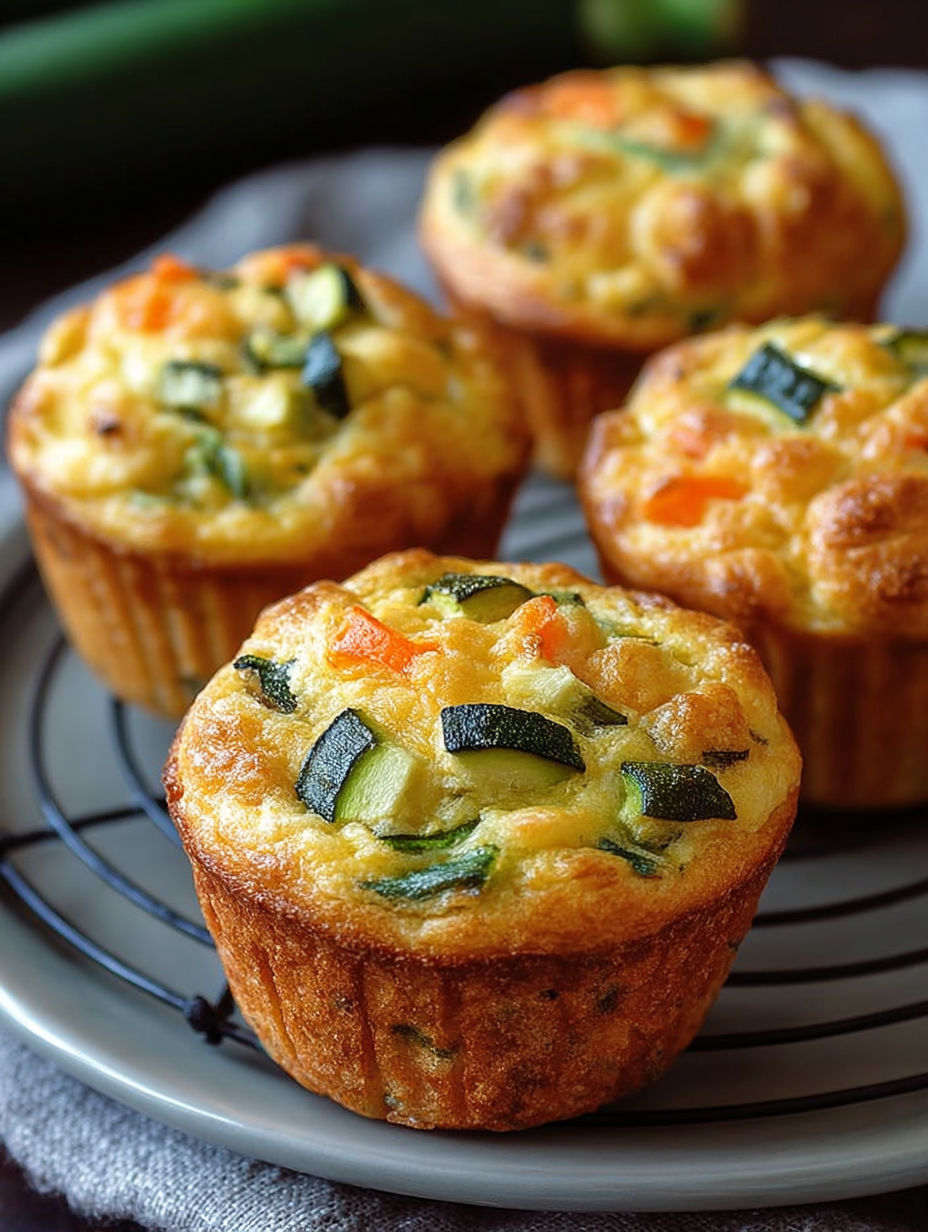 Deserts de quiche aux légumes sur un plateau.