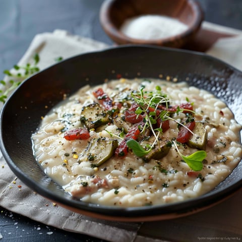 Piatti di pasta con verdure e spice.
