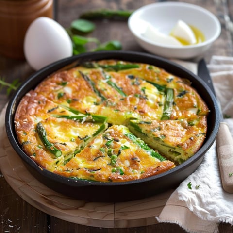 Un piatto di quiche con verdure e uova.