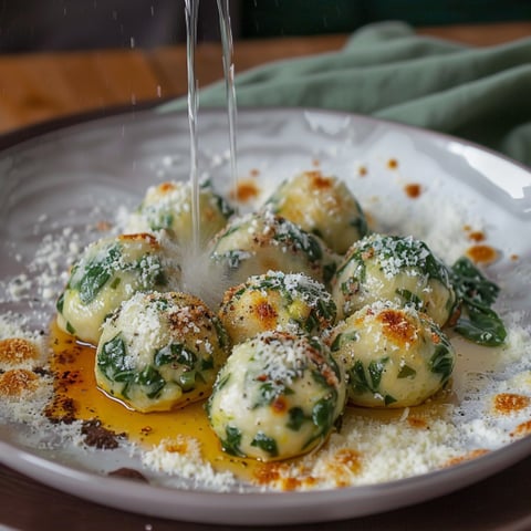 Piatti di pasta con erbe e formaggio.