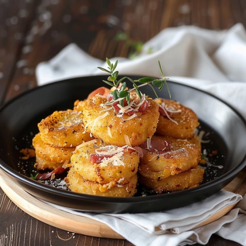 Piatti con salsa e erbe.