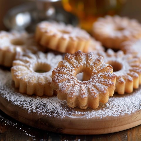 Piatti con polvere di zucchero e olio.