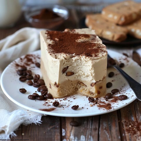 Un piatto di dolce con caffè e cioccolato.