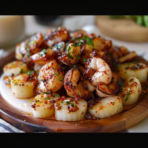 Un piatto di frullati con verdure e marinara.