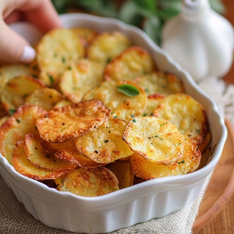 Una tazza con patate croccanti.