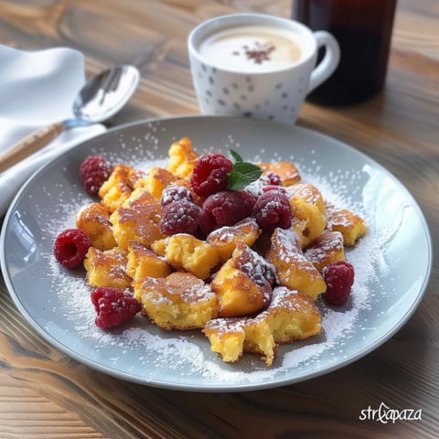 Piatti con frutta e granola.