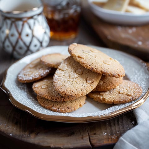 Tavolozza con biscotti e tazze.