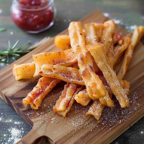 Un piatto di spaghetti con sauce e peperoncini.