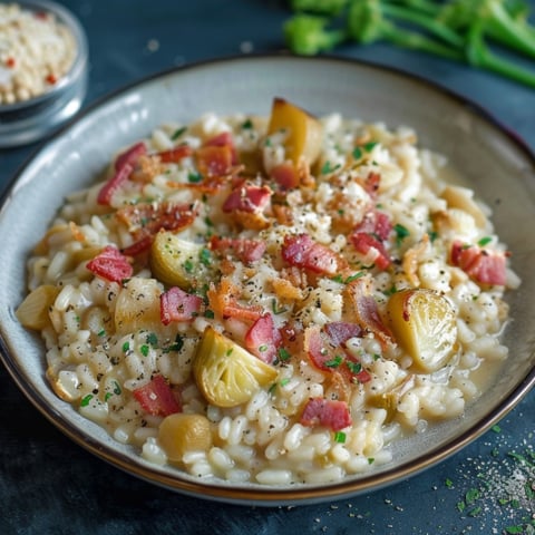 Riso con carne e verdure.