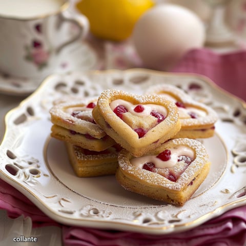 Piatti con crema e frullato di limone.