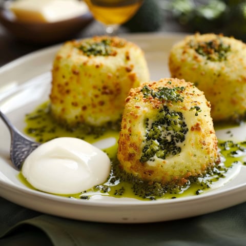 Piatti di patate dolci con salsa verde.