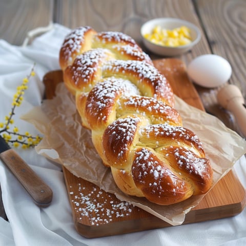 Un pane di pizza con semi di zucchero.