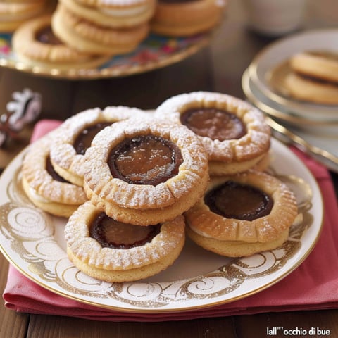 Piatti con frutta e miele.