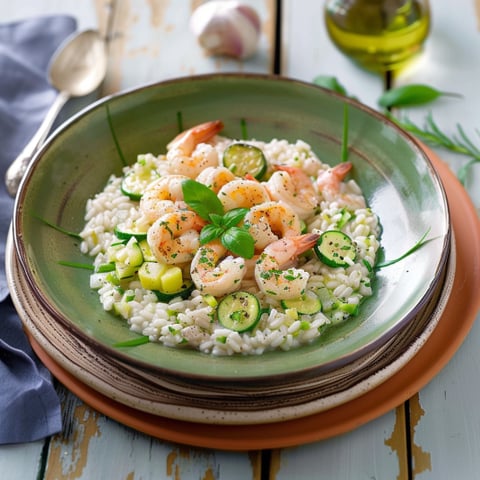 Una tavolata con un piatto di riso e frullati.