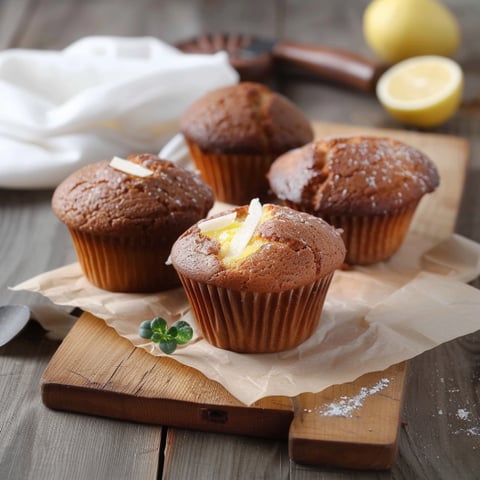 Muffin con alito di limone.