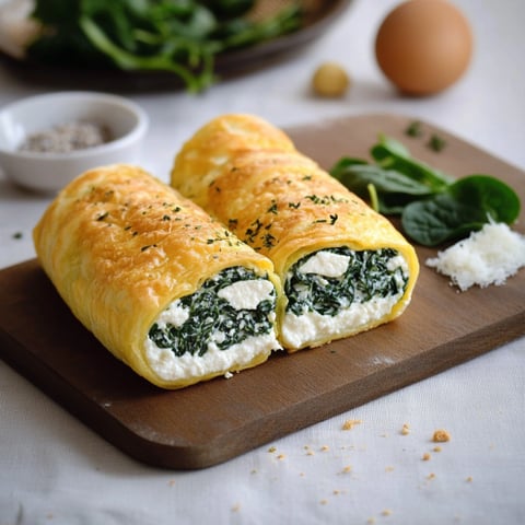 Due pancakes con verdura.