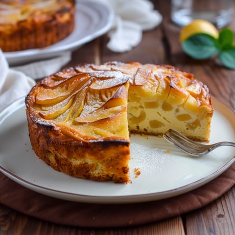 Una torta con frutta e crema.