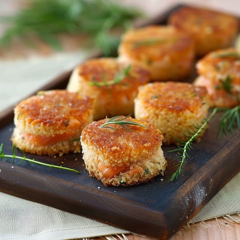 Un piatto di biscotti con erbe fresche.