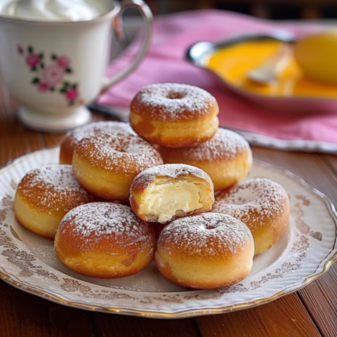 Piatti di pancake con la crema.