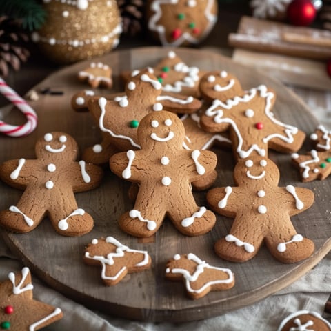 Tavolozza con biscotti decorati.