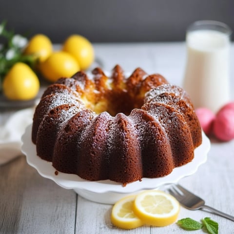 Cake con lemon.