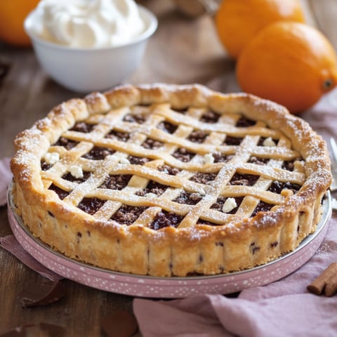 Torta con frullato di crema e frullato di yogurt.