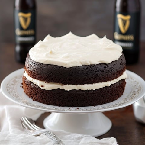 Una torta con crema e cioccolato.