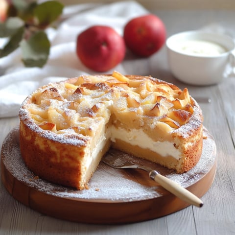 Una tavolata con un dolce a base di frutta e crema.