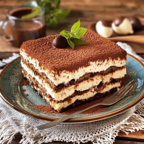 Cake con crema e cioccolato.