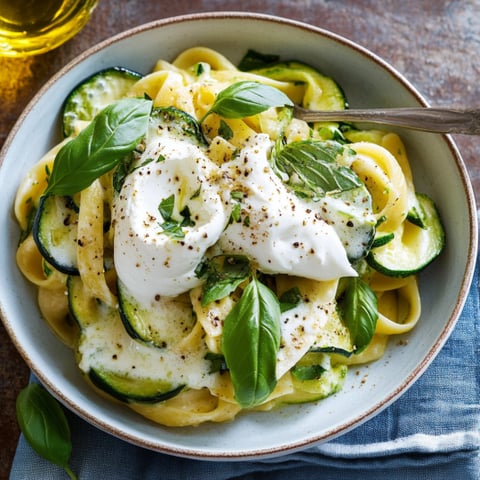 Piatti di pasta con verdure e formaggio.
