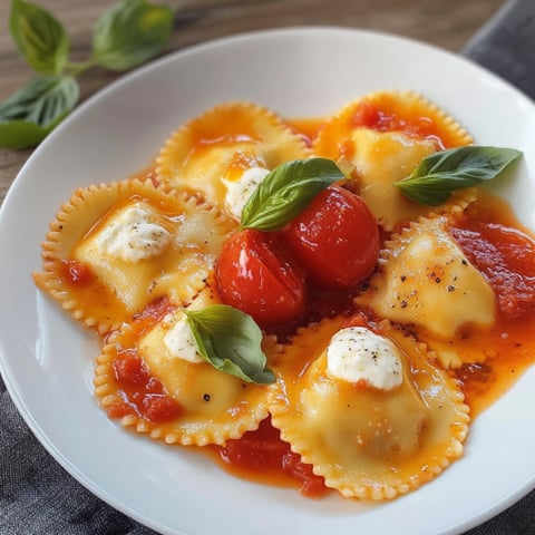 Piatti di pasta con verdure.