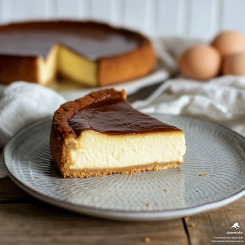 Una torta con crema e chocolate.