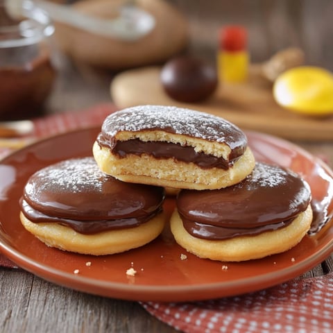 Piatti con crema e cioccolato.