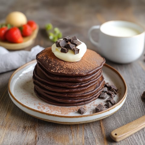 Un caffè con panna e cioccolato.