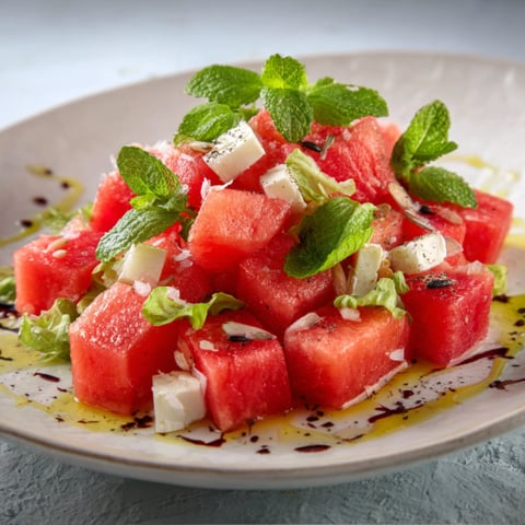 Una tavolata con un piatto di frutta fresca.