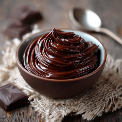 Un bicchiere di cioccolato.