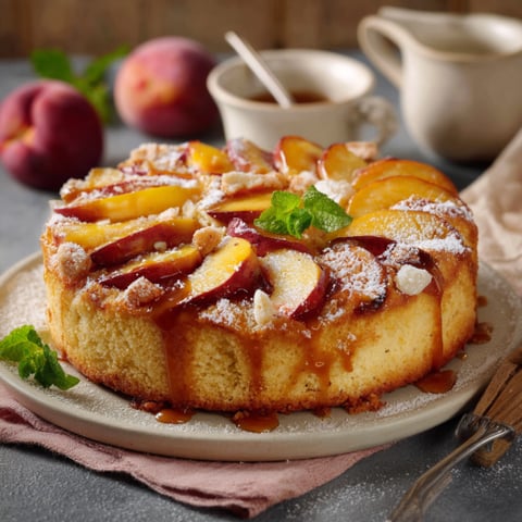 Torta con frutta e zucchero.