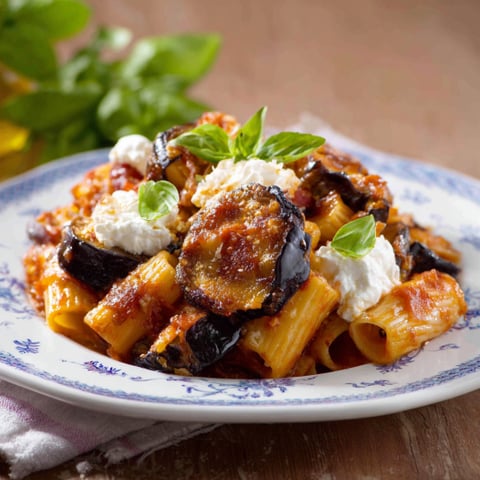 Piatti di pasta con verdure e formaggio.