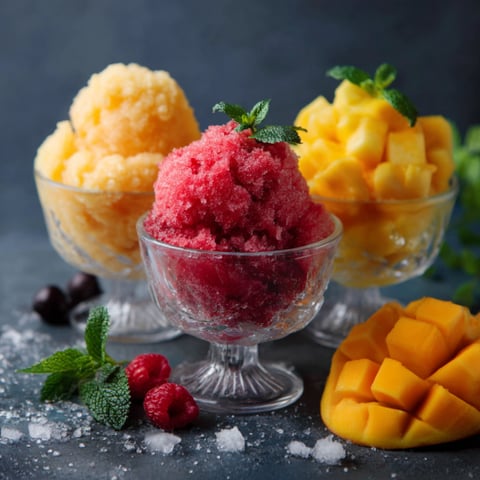 Frullati con frullati e mango.