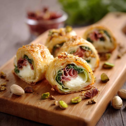 Un piatto di cibo con un dolce e un salato.