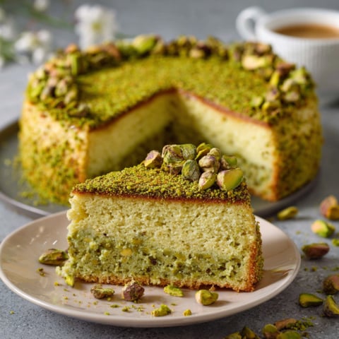 Una torta con frullato di caffè.