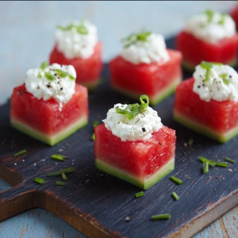 Piatti di frutta con crema e erbe.