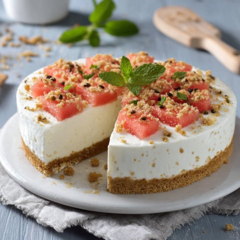 Una torta con frutta e noci.