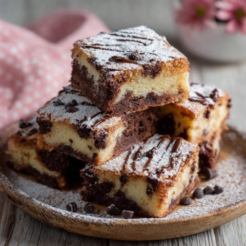 Un piatto di dolci con il sugo di cioccolato e zucchero.