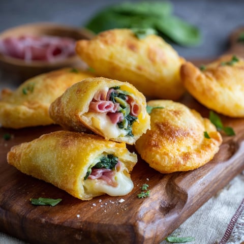 Piatti con verdura e prosciutto.