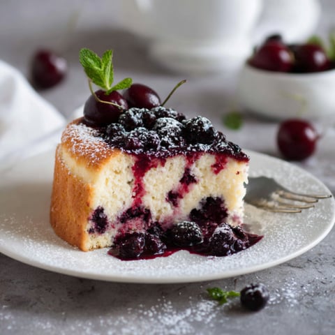 Un dolce con frutta e crema.