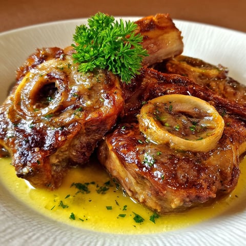 Une recette de Milanese avec des oignons et des herbes.