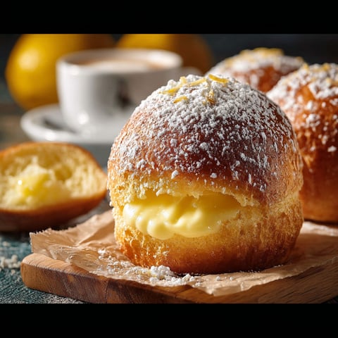 Un délicieux "buondì" vénitien est présenté sur une planche de bois, accompagné d'une tasse de café.