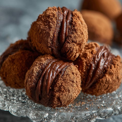 Baci di Alassio, une recette de chocolat délicieuse, est servie sur un plateau de verre.
